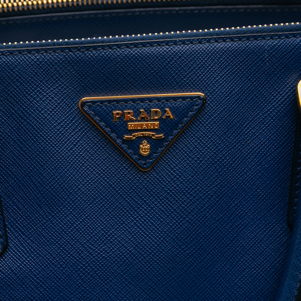 Pre-Loved Prada Large Saffiano Lux Galleria Double Zip Satchel - Picture 5 of 12